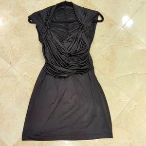 BCBGeneration Black Backless Dress